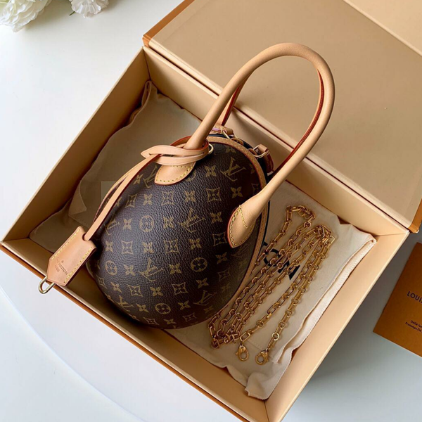 ルイヴィトン エッグバッグ スーパーコピー EGG 卵型 ミニチェーンストラップ付 M44587